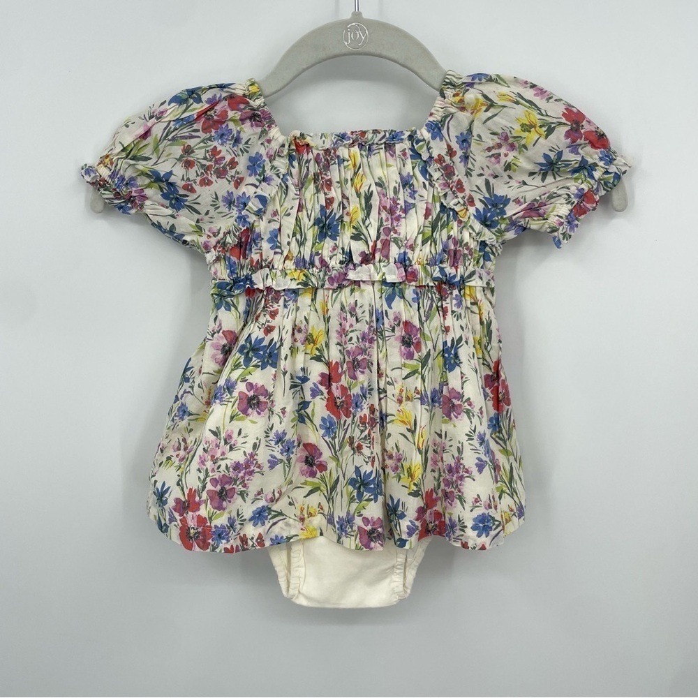 NWT Gap babyGap Puff Sleeve Dress 3-6 months baby girl